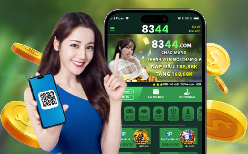 Hình ảnh quảng cáo của fm88 hiển thị nền tảng và các lợi ích